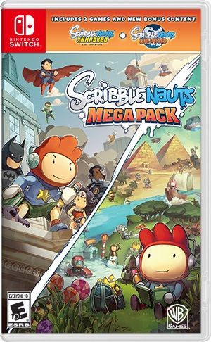 Front Cover for Scribblenauts Mega Pack (Nintendo Switch) (download release): 1st version
