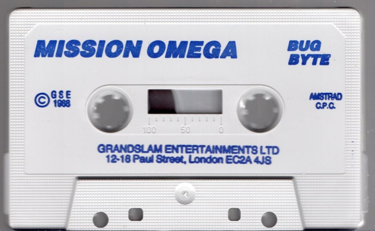 Media for Mission Omega (Amstrad CPC) (Budget re-release)