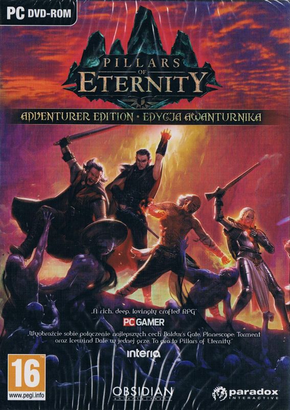 Front Cover for Pillars of Eternity (Adventurer Edition) (Windows)