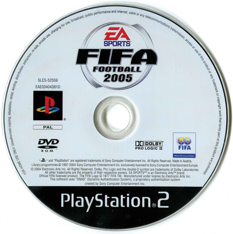Media for FIFA Soccer 2005 (PlayStation 2)