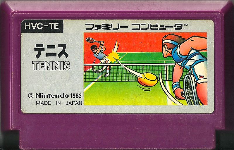 Media for Tennis (NES) (Re-release)