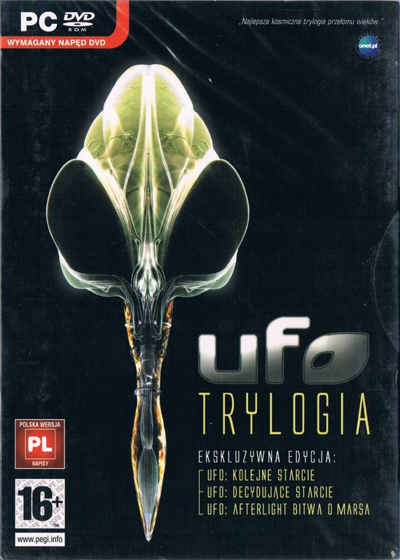 Front Cover for UFO Trilogy (Windows) (First slipcase release)