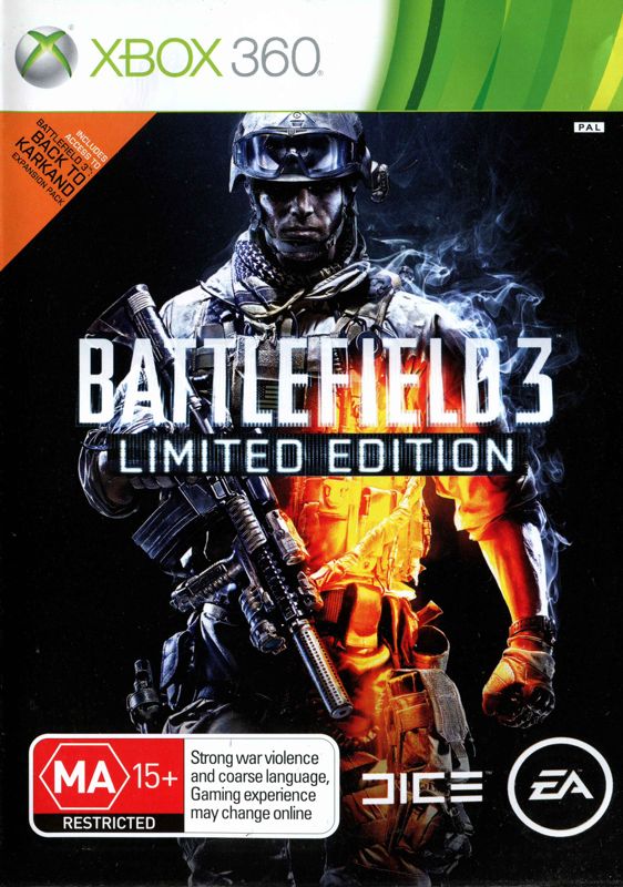 Front Cover for Battlefield 3: Limited Edition (Xbox 360)