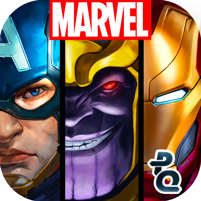 Front Cover for Marvel Puzzle Quest (iPad and iPhone): R158 release