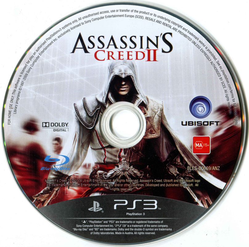 Media for Assassin's Creed II: Game of the Year Edition (PlayStation 3) (Platinum release)