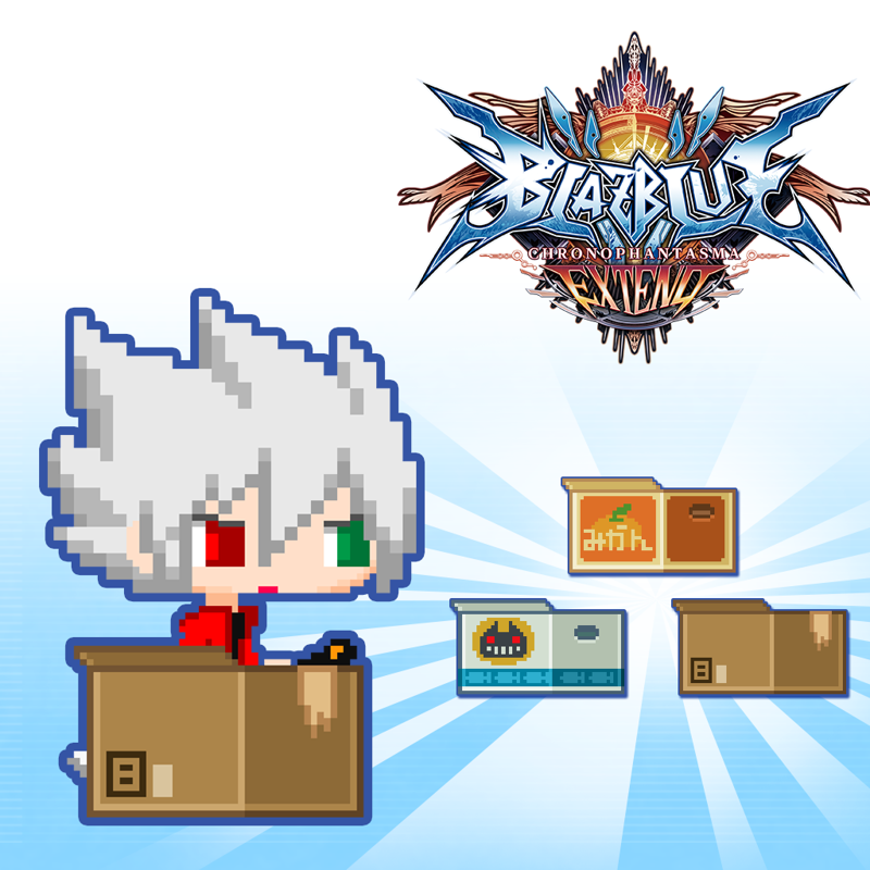Front Cover for BlazBlue: Chrono Phantasma Extend - Cardboard Box Set (PS Vita and PlayStation 3 and PlayStation 4) (download release)