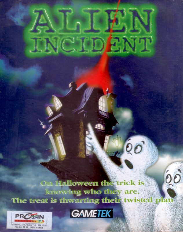 Front Cover for Alien Incident (DOS)