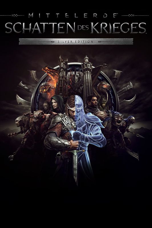 Front Cover for Middle-earth: Shadow of War (Silver Edition) (Windows Apps and Xbox One) (download release)