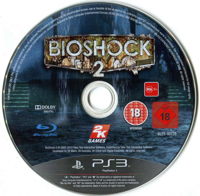 Media for BioShock 2 (PlayStation 3)