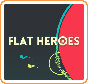 Front Cover for Flat Heroes (Nintendo Switch) (download release): 1st version