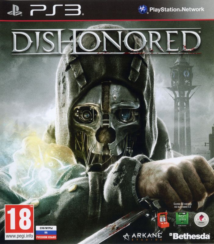 Front Cover for Dishonored (PlayStation 3)