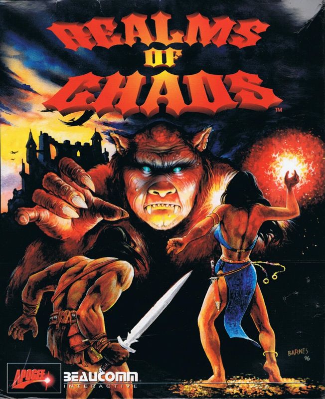 Front Cover for Realms of Chaos (DOS) (Version 1.0)