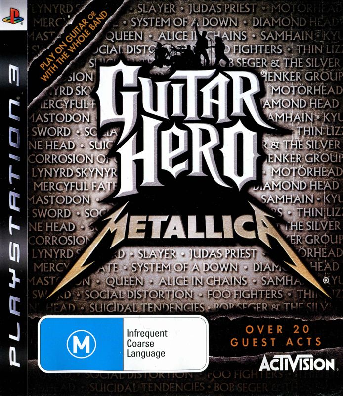 Front Cover for Guitar Hero: Metallica (PlayStation 3)
