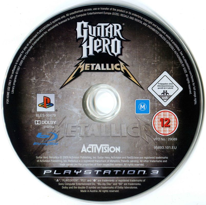 Media for Guitar Hero: Metallica (PlayStation 3)