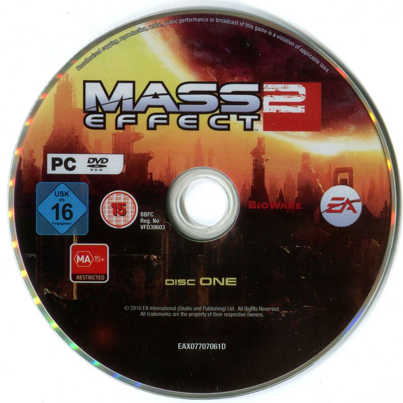 Media for Mass Effect 2 (Windows): Disc 1