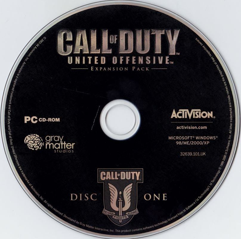 Media for Call of Duty: Deluxe Edition (Windows): United Offensive Disc 1