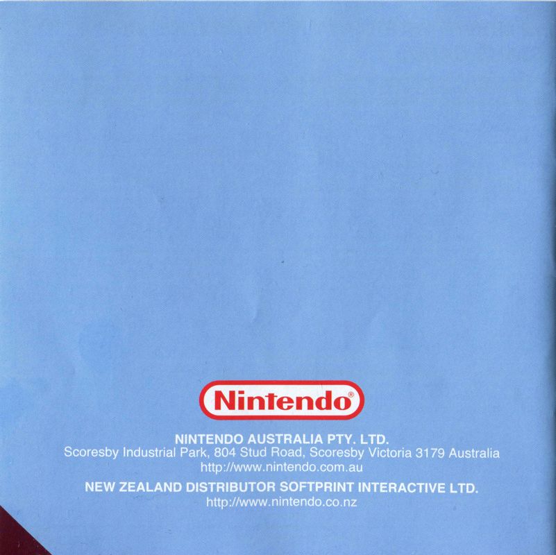 Manual for Sudoku Gridmaster (Nintendo DS): Back