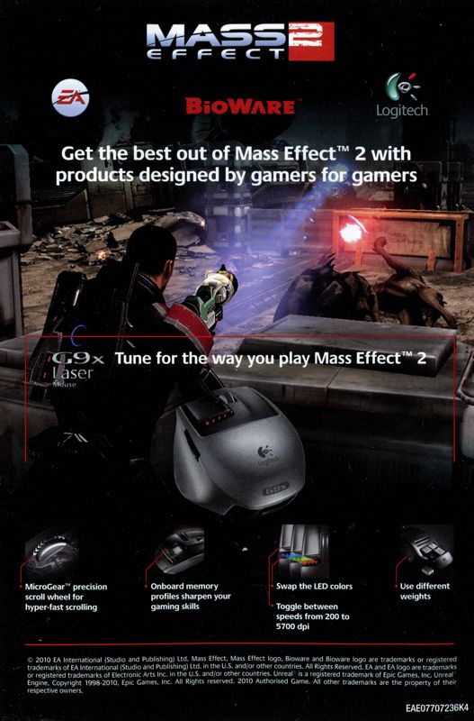 Advertisement for Mass Effect 2 (Windows): Front