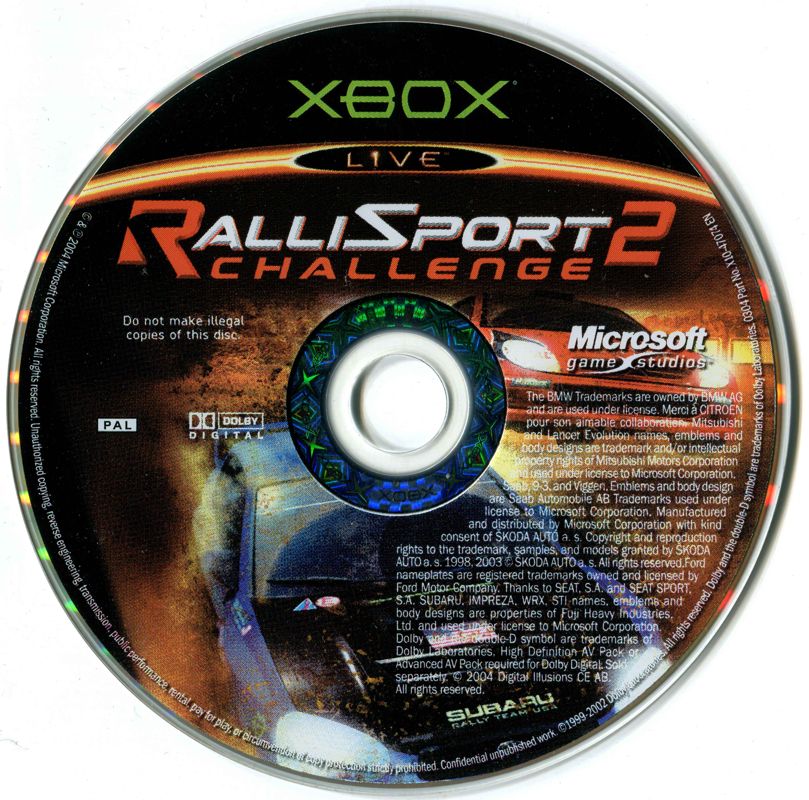 Media for RalliSport Challenge 2 (Xbox)