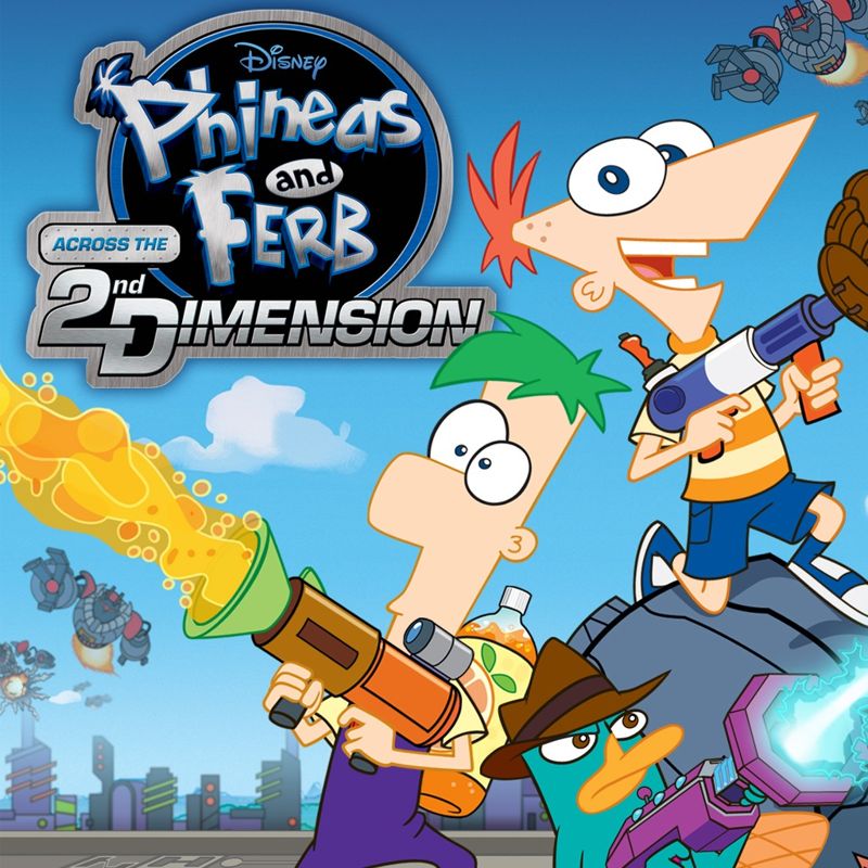 Front Cover for Phineas and Ferb: Across the 2nd Dimension (PlayStation 3) (download release)