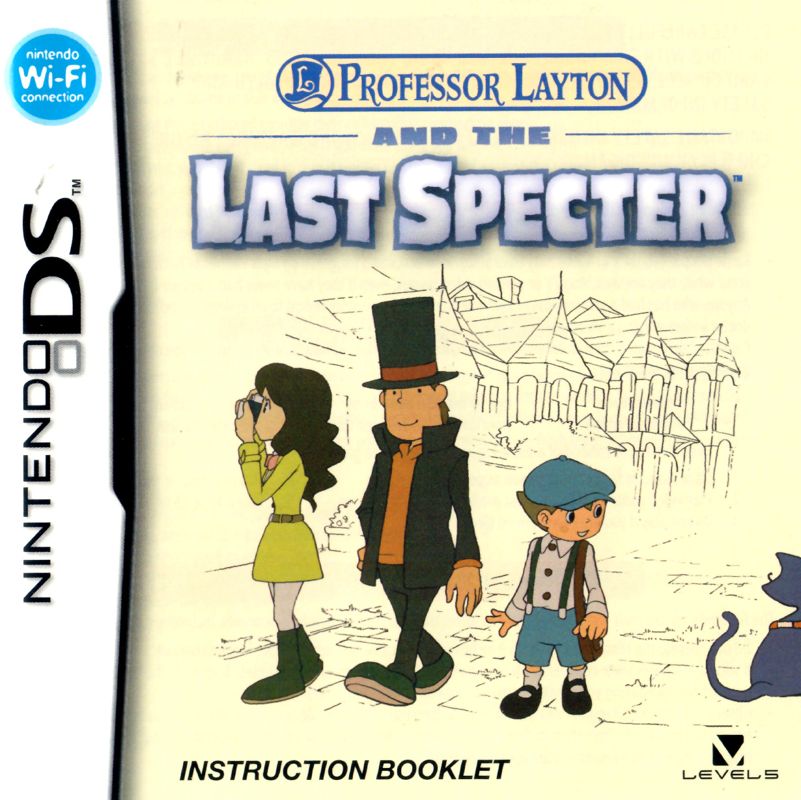 Manual for Professor Layton and the Last Specter (Nintendo DS): Front