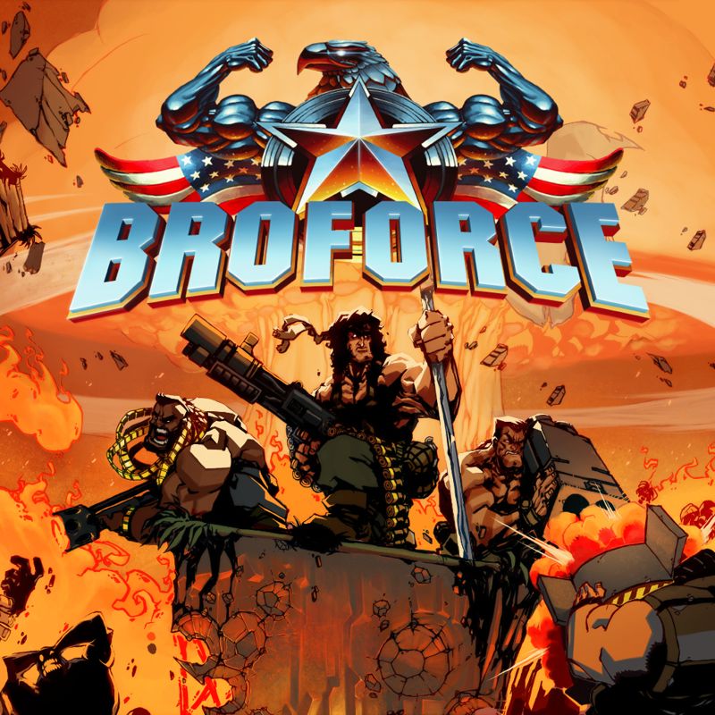 Front Cover for Broforce (Nintendo Switch) (download release)