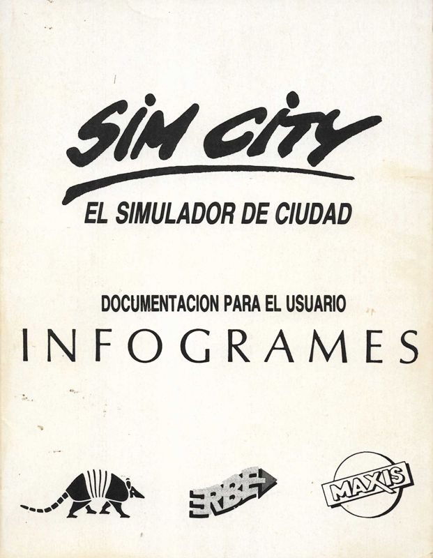 Manual for SimCity (DOS)