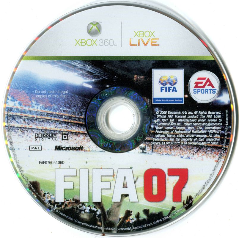 Media for FIFA Soccer 07 (Xbox 360)