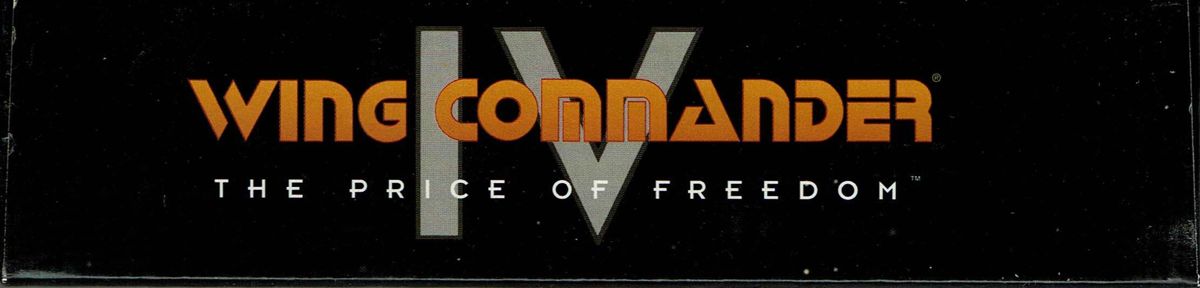 Spine/Sides for Wing Commander IV: The Price of Freedom (DOS): Top