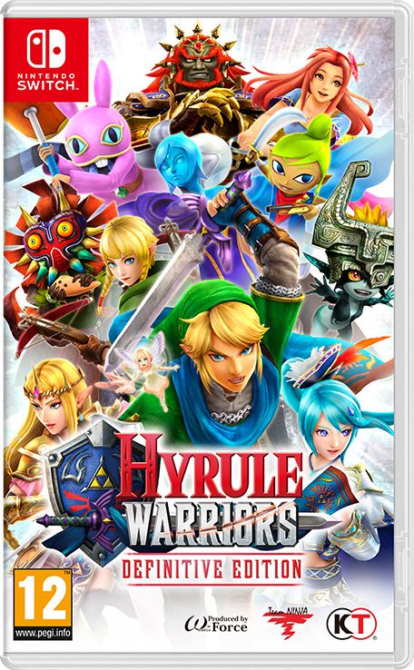 Front Cover for Hyrule Warriors: Definitive Edition (Nintendo Switch) (download release)
