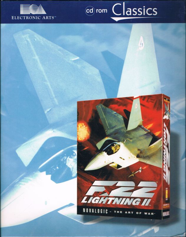 Front Cover for F-22 Lightning II (DOS) (EA cd rom Classics release)