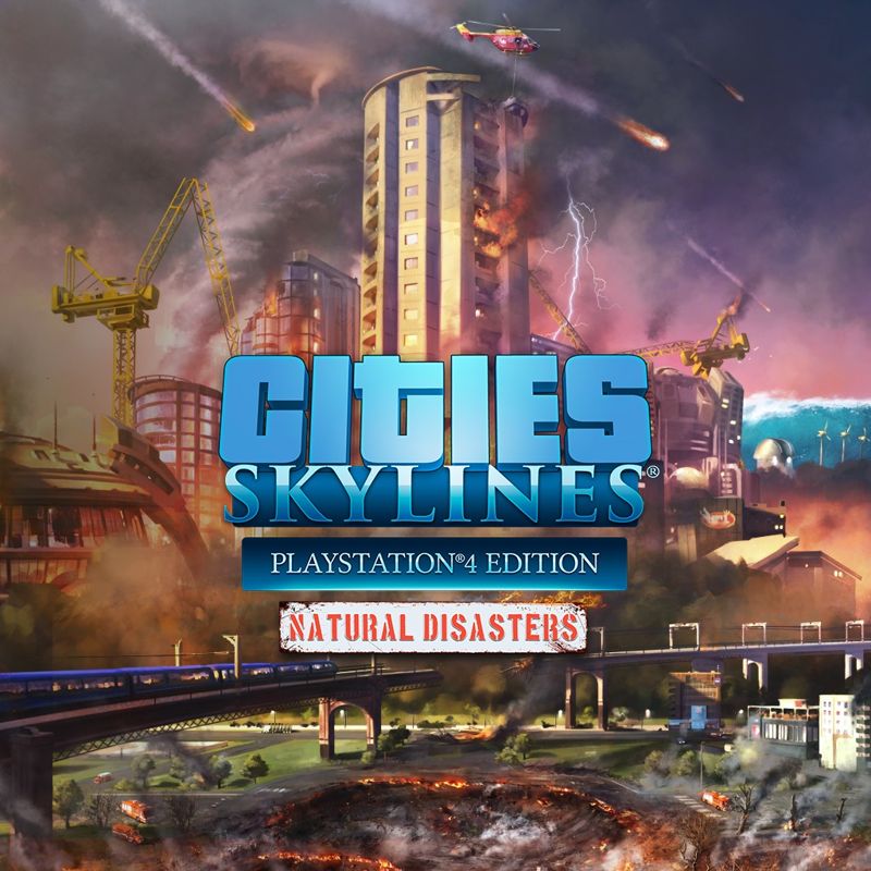 Front Cover for Cities: Skylines - Natural Disasters (PlayStation 4) (download release)