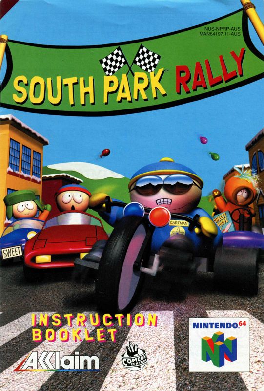 South Park Rally cover or packaging material - MobyGames