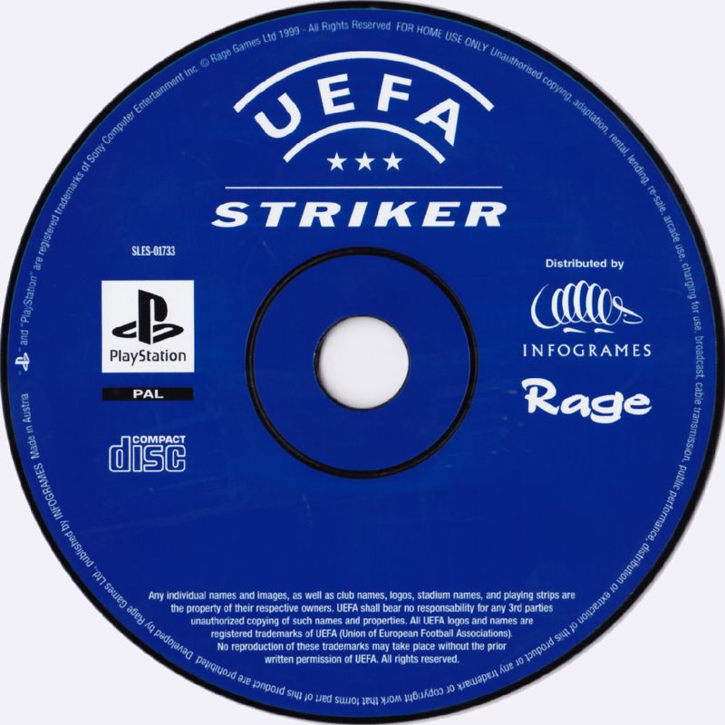 Media for Striker Pro 2000 (PlayStation)