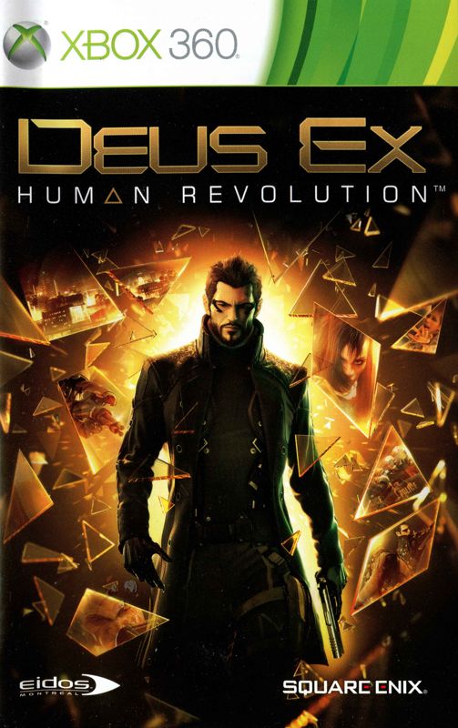 Manual for Deus Ex: Human Revolution (Xbox 360): Front