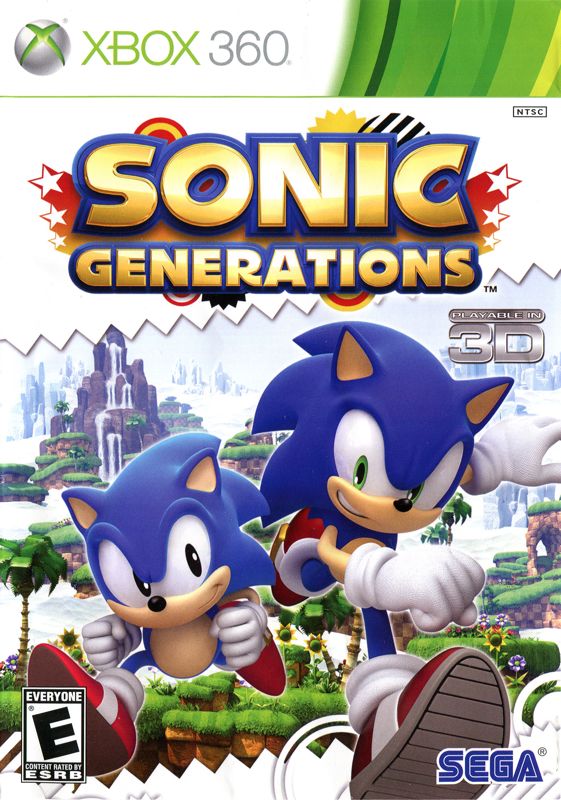 Front Cover for Sonic: Generations (Xbox 360)