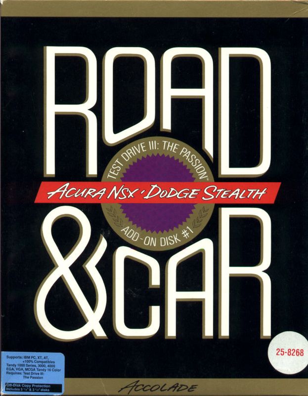 Front Cover for Road & Car: Test Drive III - The Passion: Add-On Disk #1 (DOS)