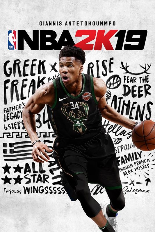 Front Cover for NBA 2K19 (Xbox One) (download release)