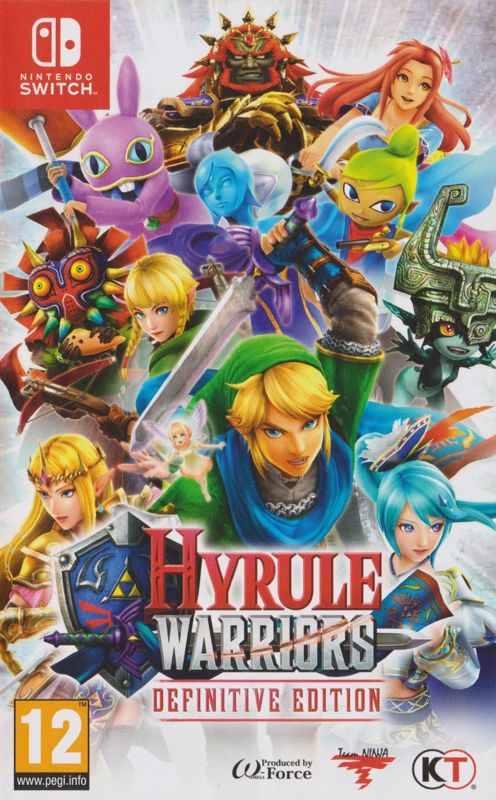 Front Cover for Hyrule Warriors: Definitive Edition (Nintendo Switch)