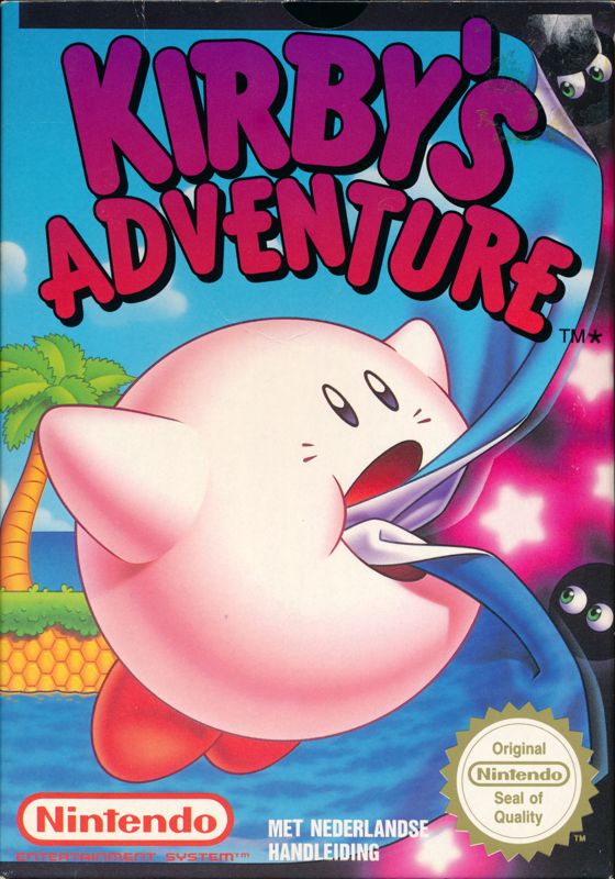 Front Cover for Kirby's Adventure (NES)