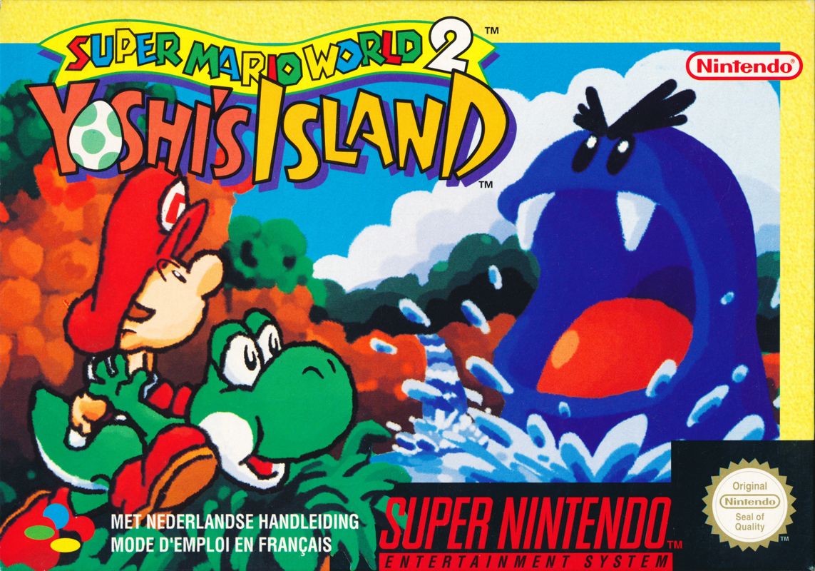 Front Cover for Super Mario World 2: Yoshi's Island (SNES)