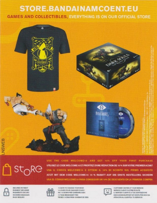 Advertisement for Little Nightmares: Complete Edition (Nintendo Switch): Booklet - Front