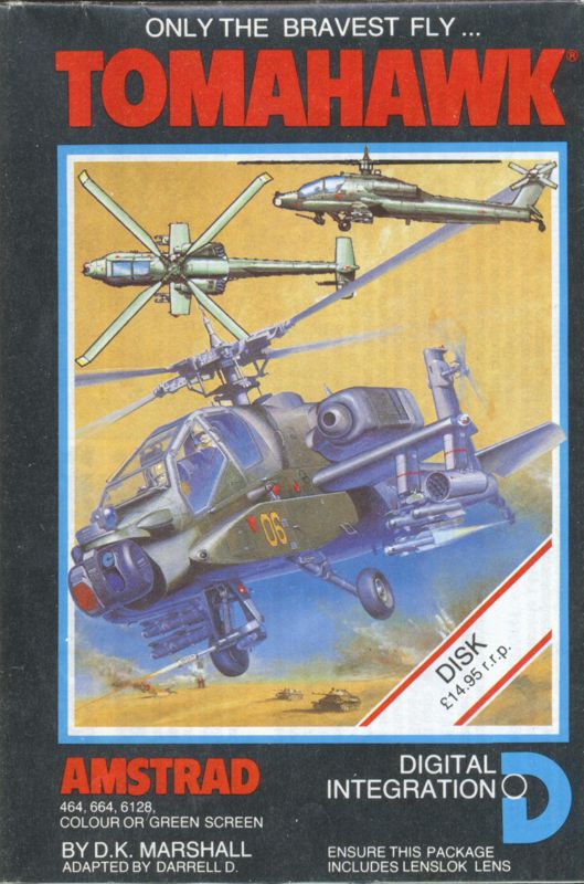 Front Cover for Tomahawk (Amstrad CPC)