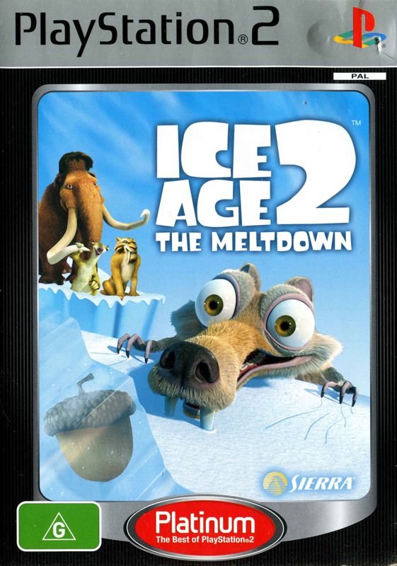 Front Cover for Ice Age 2: The Meltdown (PlayStation 2) (Platinum release)
