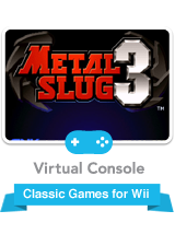 Front Cover for Metal Slug 3 (Wii) (Virtual Console)