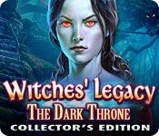 Front Cover for Witches' Legacy: The Dark Throne (Collector's Edition) (Windows) (Big Fish Games release)