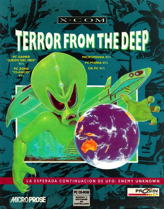 Front Cover for X-COM: Terror from the Deep (DOS)