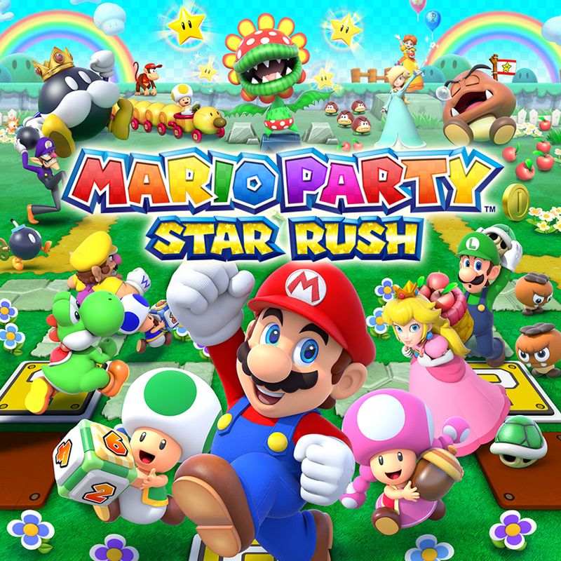 Front Cover for Mario Party: Star Rush (Nintendo 3DS) (download release)
