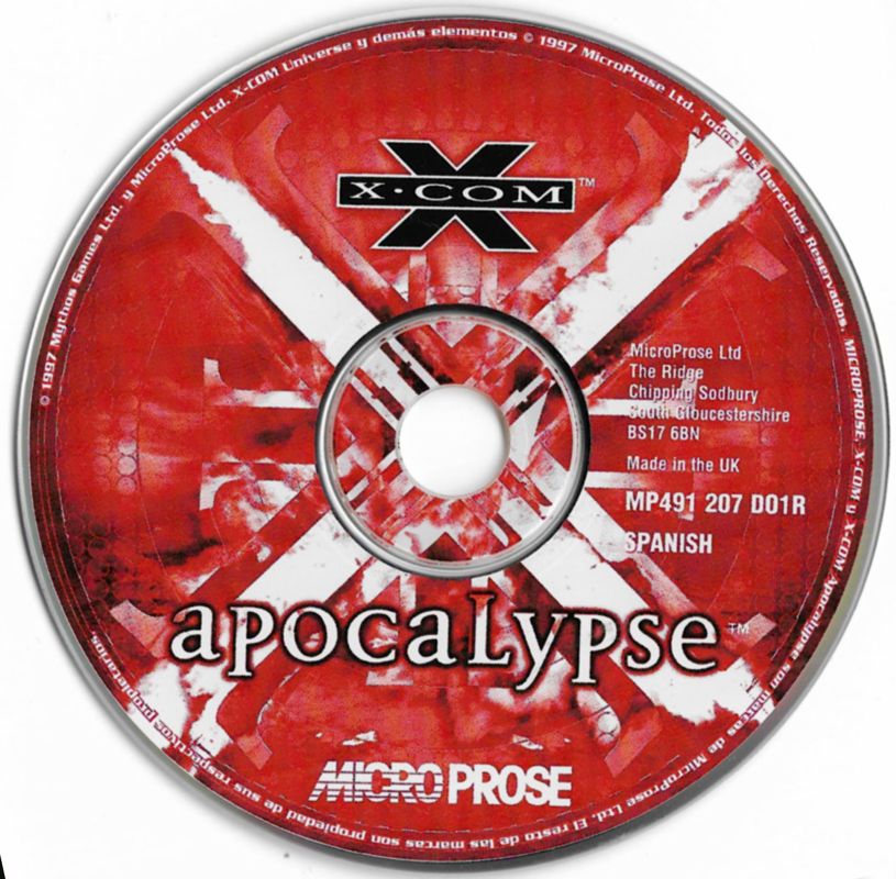 Media for X-COM: Apocalypse (DOS)