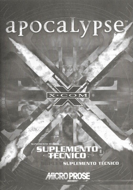 Reference Card for X-COM: Apocalypse (DOS)